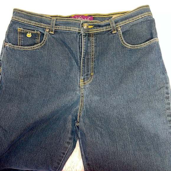 Gloria Vanderbilt Hightop crop Jeans Sz12 - Picture 2 of 4